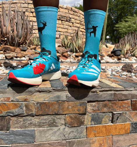 Aim For The Finish Line (Cyan) In Action